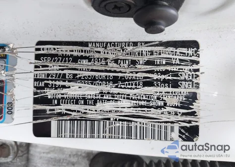 2013 Kia Sorento Ex V6 z USA, uszkodzony, nr VIN 5XYKU3A26DG386440